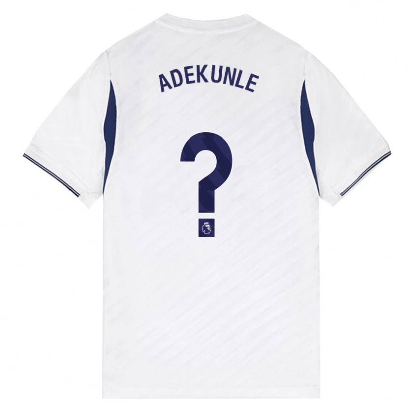 Danxen Uomo Maglia Timileyin Adekunle #0 Bianco Rosso Viola Kit Gara Home 2026/27 Maglietta