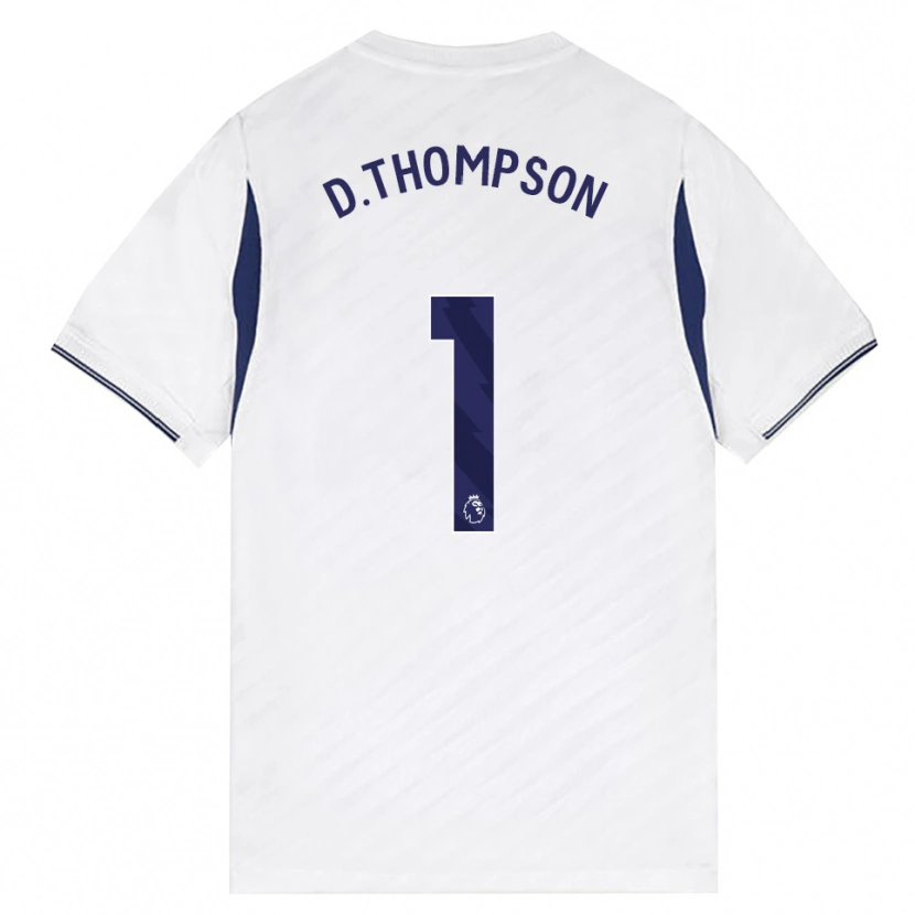Danxen Uomo Maglia Dylan Thompson #1 Bianco Rosso Viola Kit Gara Home 2026/27 Maglietta