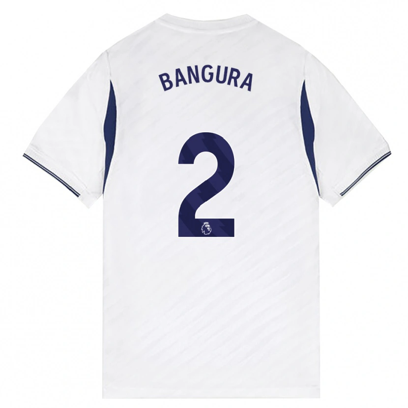 Danxen Uomo Maglia Samal Bangura #2 Bianco Rosso Viola Kit Gara Home 2026/27 Maglietta