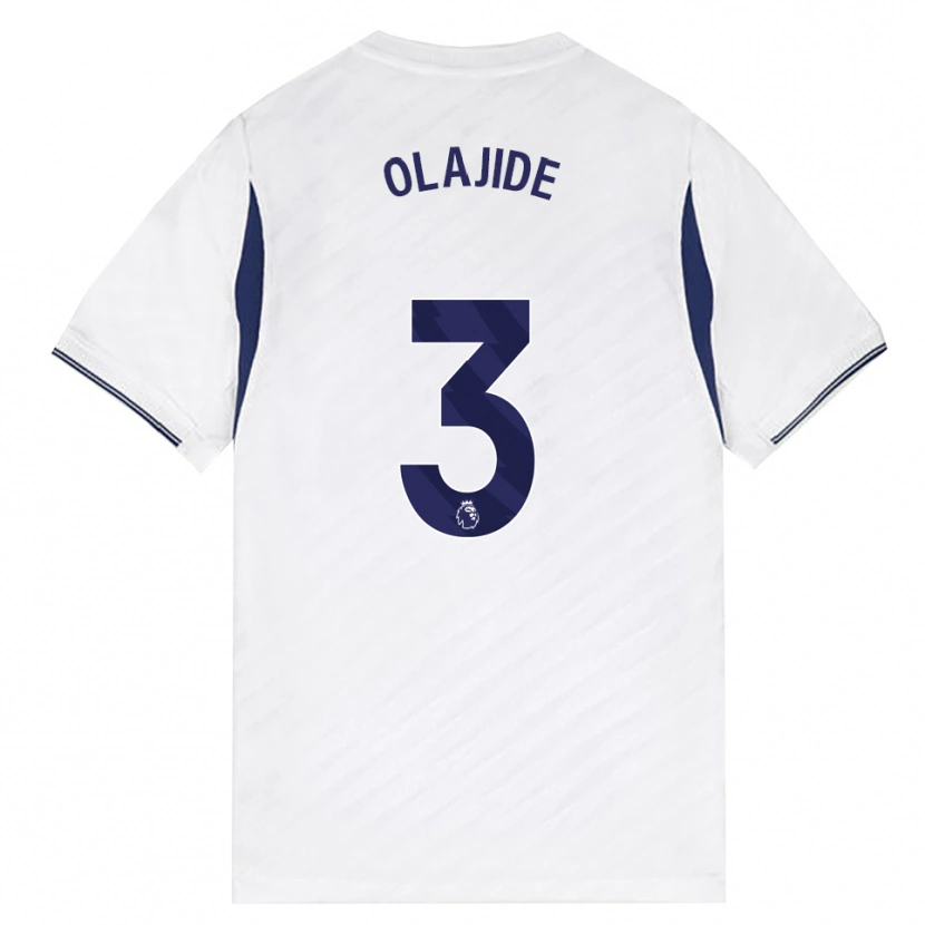 Danxen Uomo Maglia Solomon Olajide #3 Bianco Rosso Viola Kit Gara Home 2026/27 Maglietta
