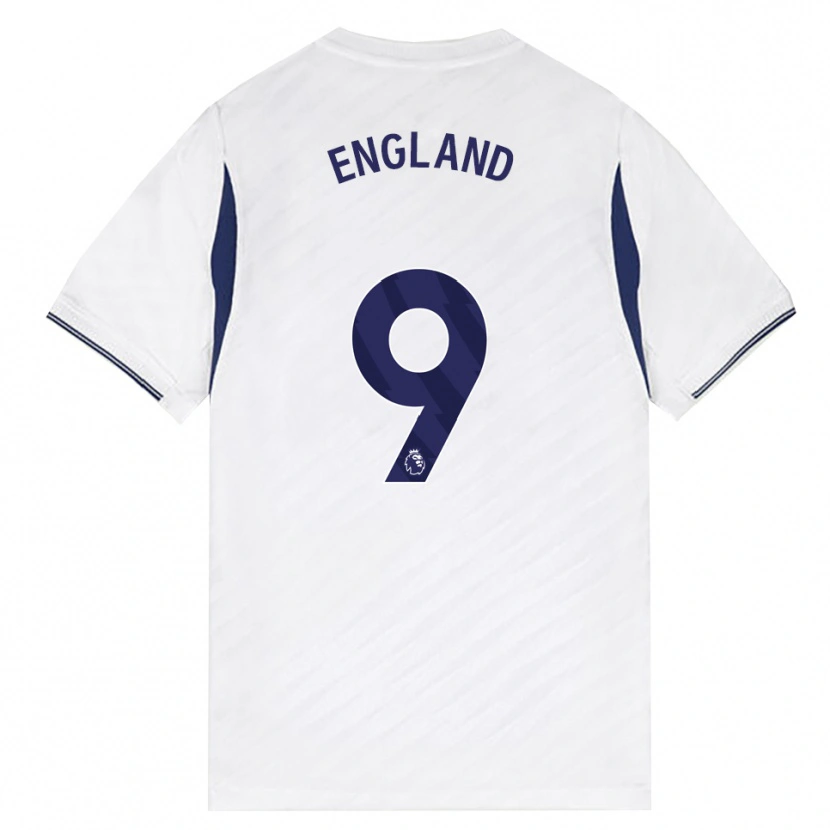Danxen Uomo Maglia Bethany England #9 Bianco Rosso Viola Kit Gara Home 2026/27 Maglietta