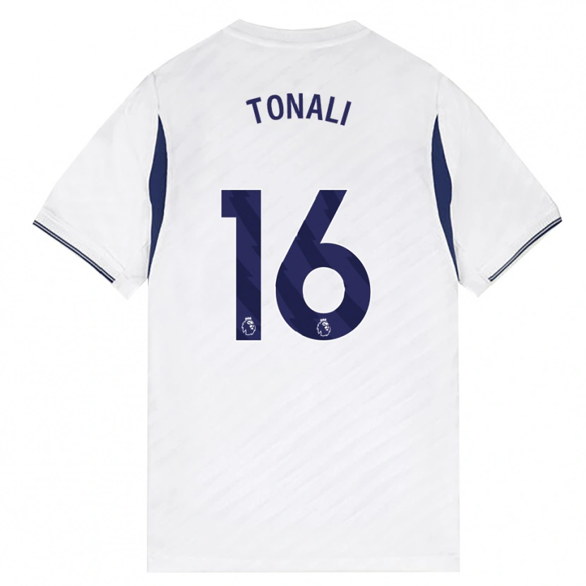 Danxen Uomo Maglia Sandro Tonali #16 Bianco Rosso Viola Kit Gara Home 2026/27 Maglietta