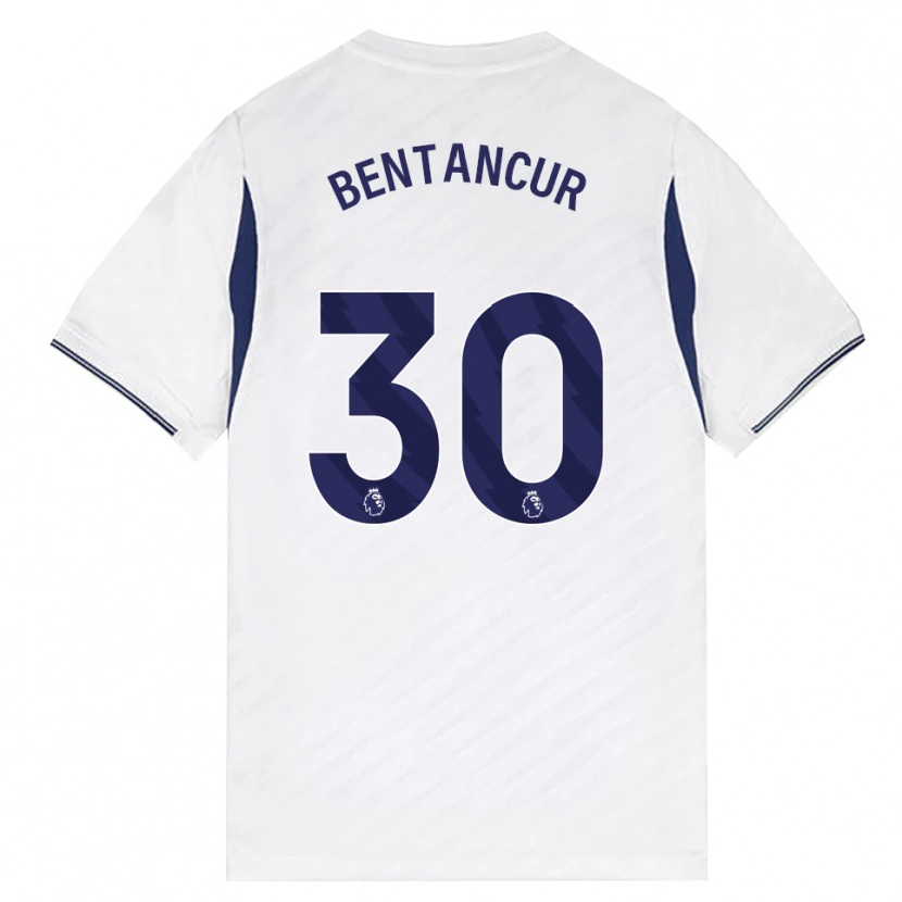 Danxen Uomo Maglia Rodrigo Bentancur #30 Bianco Rosso Viola Kit Gara Home 2026/27 Maglietta