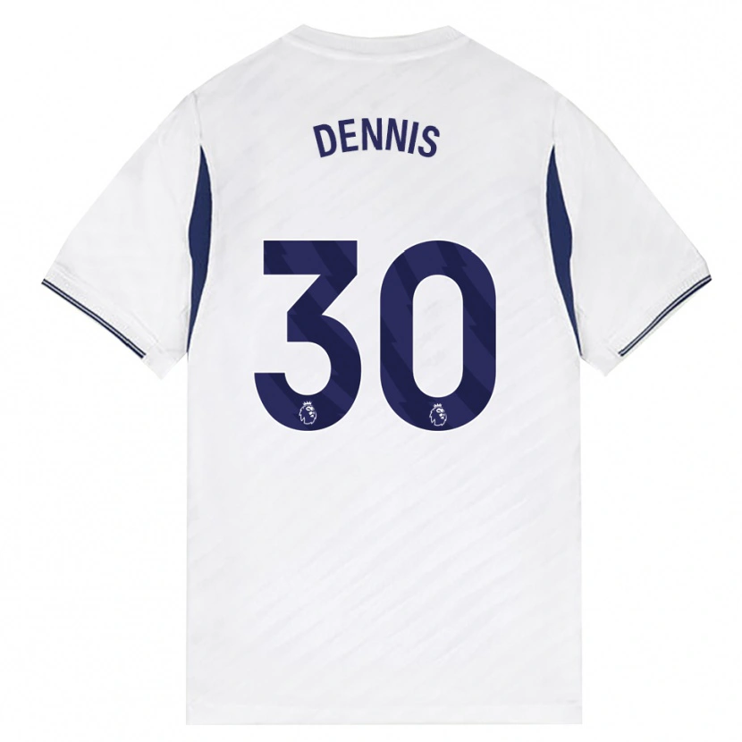 Danxen Uomo Maglia Araya Dennis #30 Bianco Rosso Viola Kit Gara Home 2026/27 Maglietta