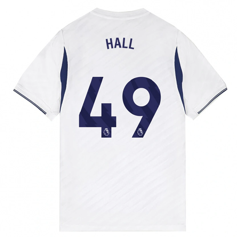 Danxen Uomo Maglia Tyrese Hall #49 Bianco Rosso Viola Kit Gara Home 2026/27 Maglietta