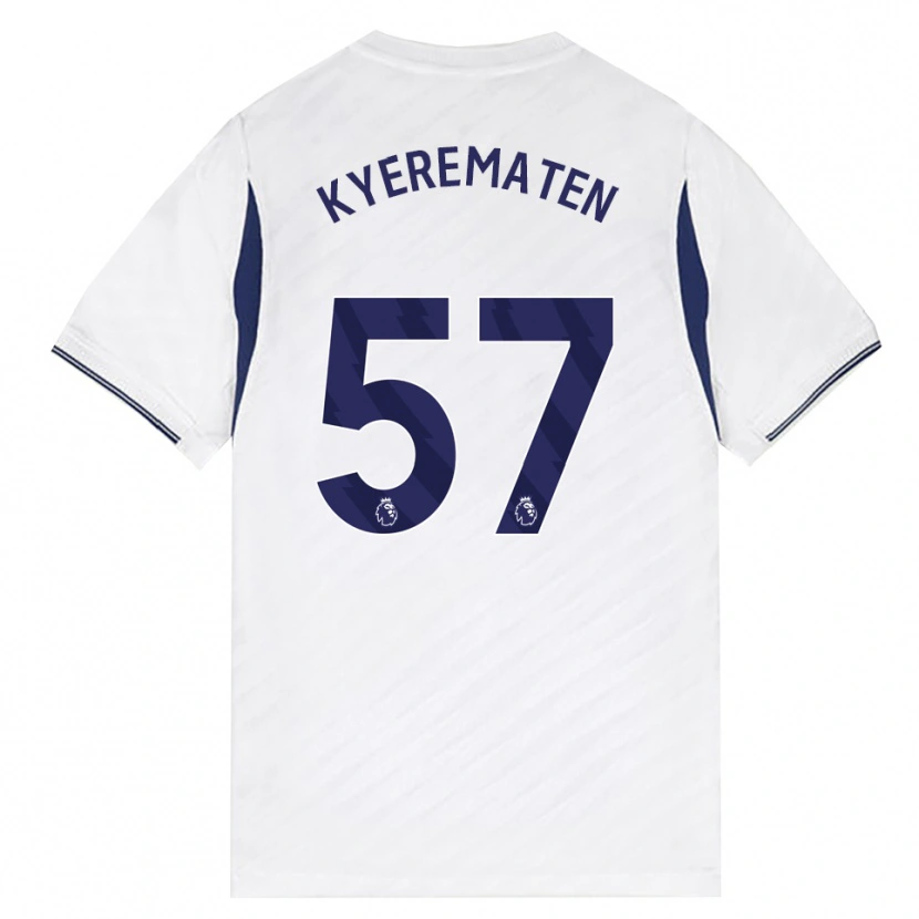 Danxen Uomo Maglia Rio Kyerematen #57 Bianco Rosso Viola Kit Gara Home 2026/27 Maglietta