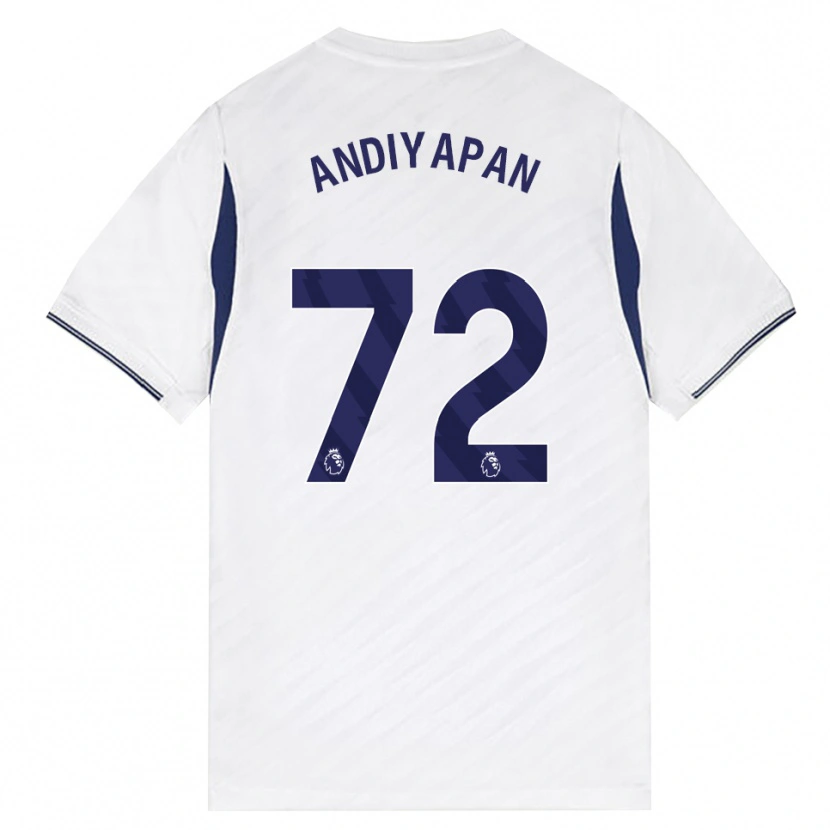 Danxen Uomo Maglia William Andiyapan #72 Bianco Rosso Viola Kit Gara Home 2026/27 Maglietta