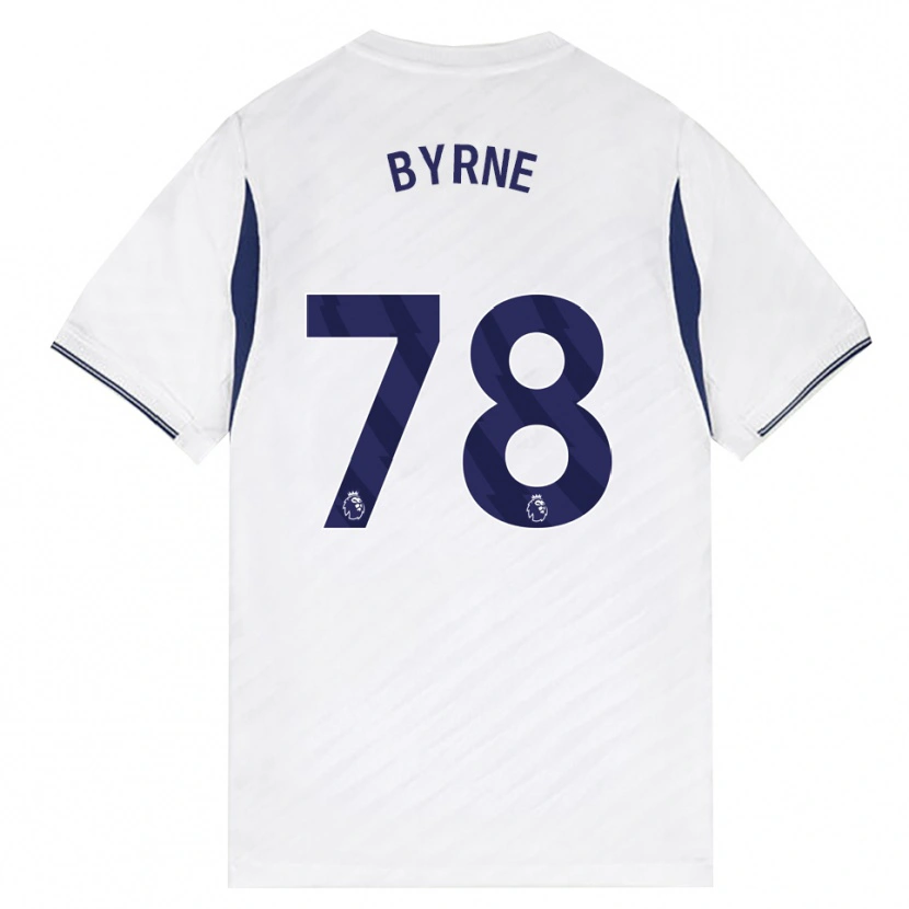 Danxen Uomo Maglia Harry Byrne #78 Bianco Rosso Viola Kit Gara Home 2026/27 Maglietta