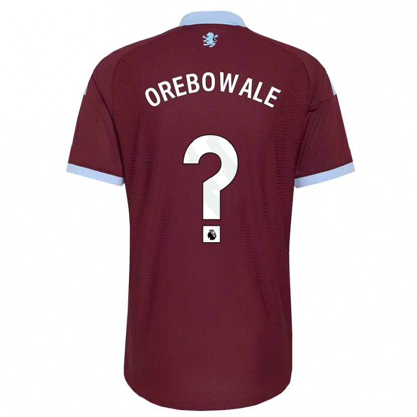 Danxen Uomo Maglia Erin Orebowale #0 Blu Fiordaliso Borgogna Kit Gara Home 2026/27 Maglietta