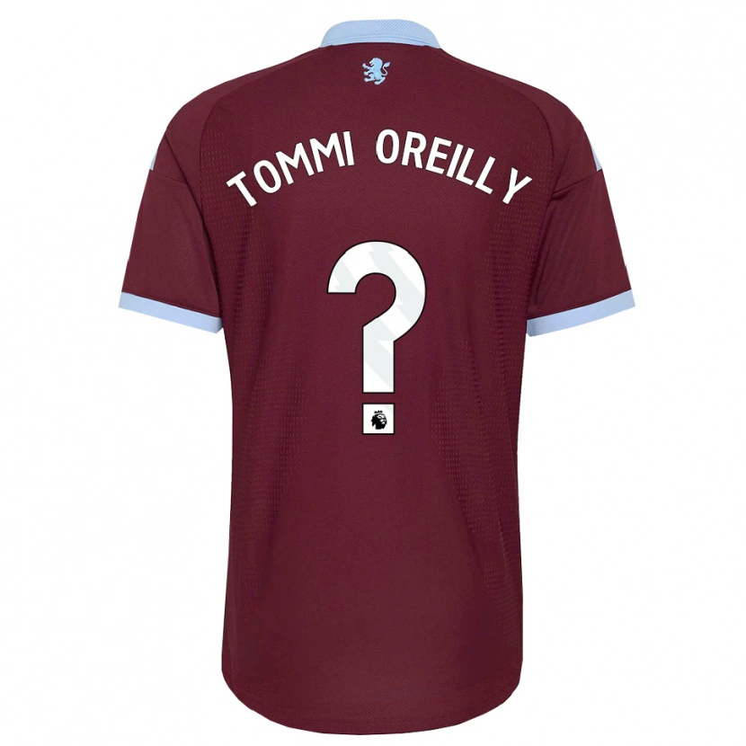 Danxen Uomo Maglia Tommi Oreilly #0 Blu Fiordaliso Borgogna Kit Gara Home 2026/27 Maglietta