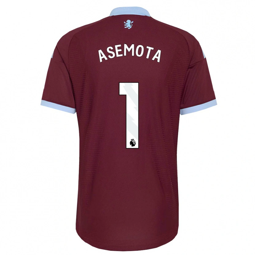 Danxen Uomo Maglia Owen Asemota #1 Blu Fiordaliso Borgogna Kit Gara Home 2026/27 Maglietta