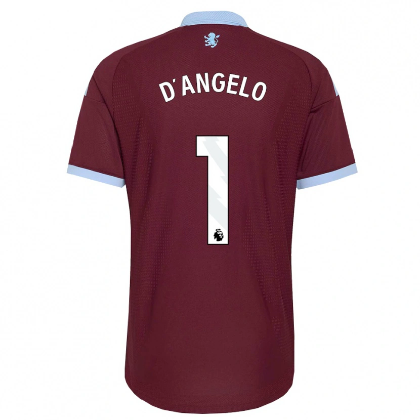 Danxen Uomo Maglia Sabrina D'angelo #1 Blu Fiordaliso Borgogna Kit Gara Home 2026/27 Maglietta