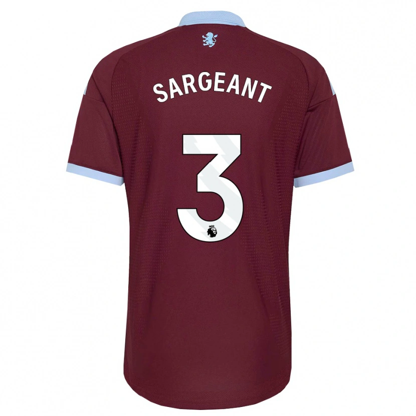 Danxen Uomo Maglia Meaghan Sargeant #3 Blu Fiordaliso Borgogna Kit Gara Home 2026/27 Maglietta