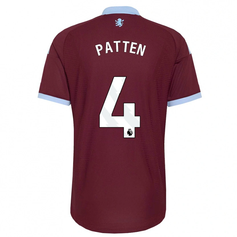 Danxen Uomo Maglia Anna Patten #4 Blu Fiordaliso Borgogna Kit Gara Home 2026/27 Maglietta