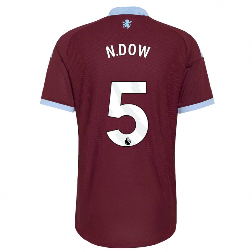 Danxen Uomo Maglia Elisha N'dow #5 Blu Fiordaliso Borgogna Kit Gara Home 2026/27 Maglietta