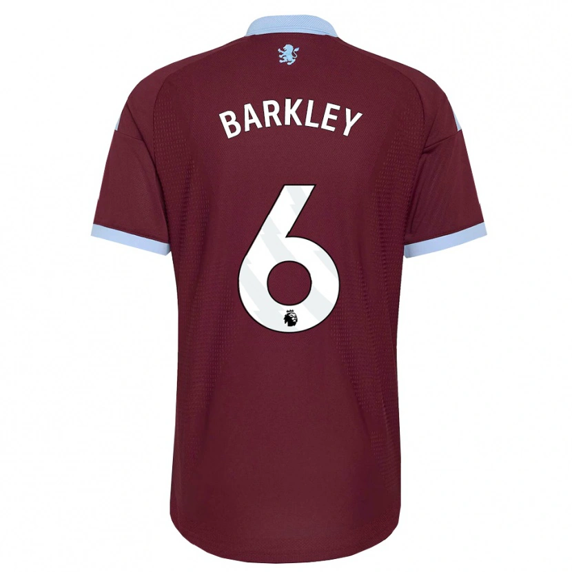 Danxen Uomo Maglia Ross Barkley #6 Blu Fiordaliso Borgogna Kit Gara Home 2026/27 Maglietta