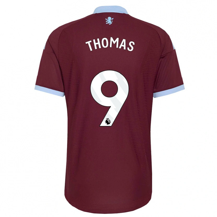 Danxen Uomo Maglia George Thomas #9 Blu Fiordaliso Borgogna Kit Gara Home 2026/27 Maglietta
