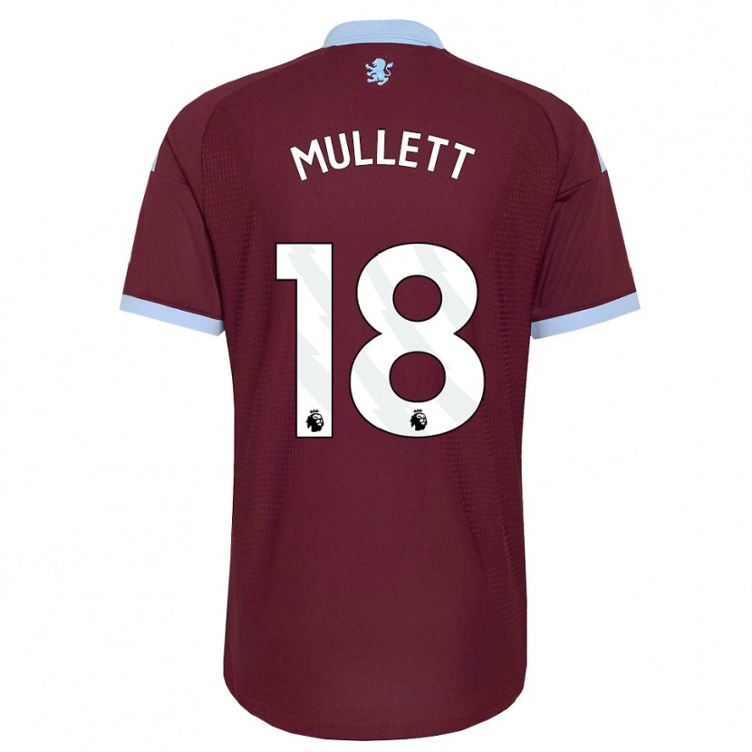 Danxen Uomo Maglia Georgia Mullett #18 Blu Fiordaliso Borgogna Kit Gara Home 2026/27 Maglietta