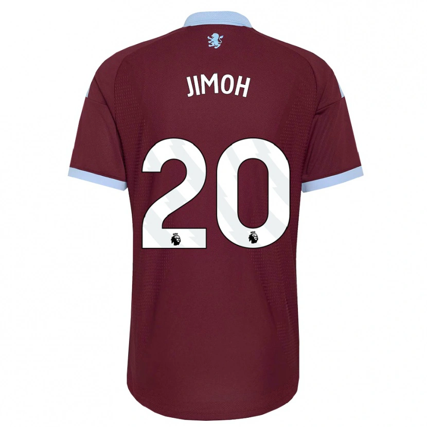 Danxen Uomo Maglia Jamaldeen Jimoh-Aloba #20 Blu Fiordaliso Borgogna Kit Gara Home 2026/27 Maglietta