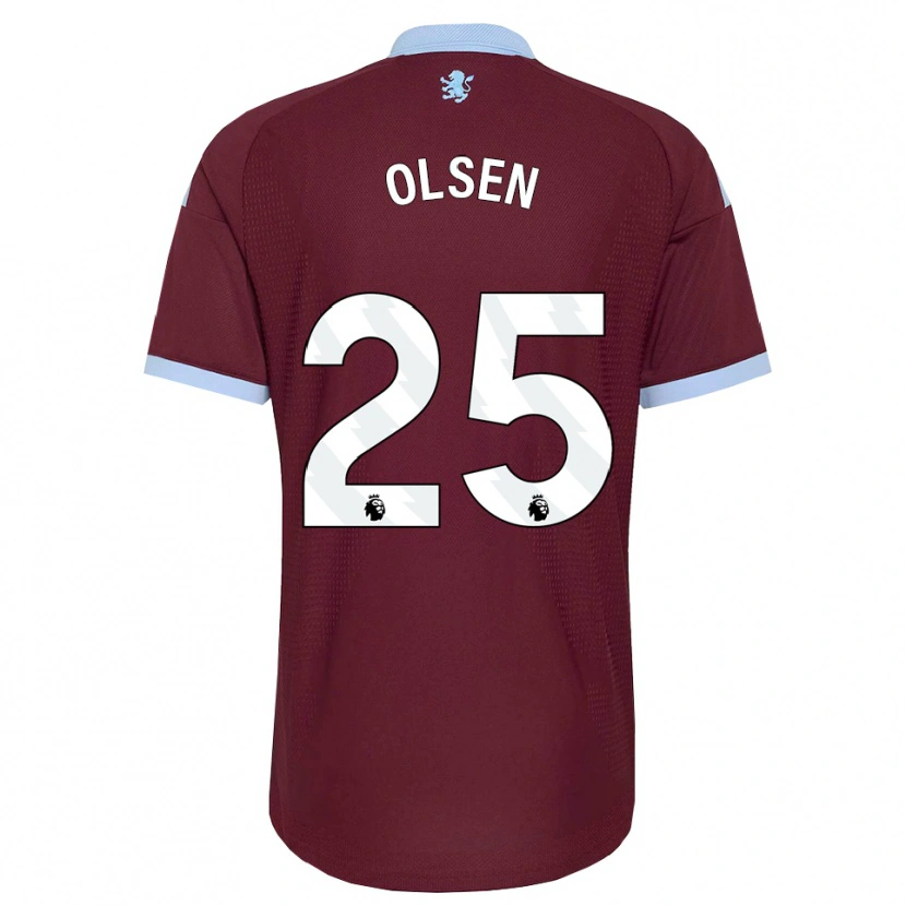 Danxen Uomo Maglia Robin Olsen #25 Blu Fiordaliso Borgogna Kit Gara Home 2026/27 Maglietta