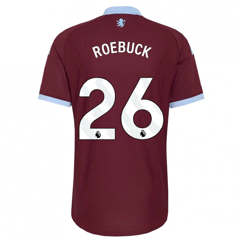 Danxen Uomo Maglia Ellie Roebuck #26 Blu Fiordaliso Borgogna Kit Gara Home 2026/27 Maglietta