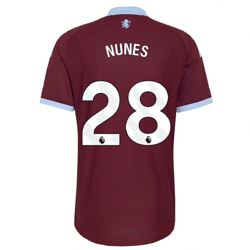 Danxen Uomo Maglia Gabi Nunes #28 Blu Fiordaliso Borgogna Kit Gara Home 2026/27 Maglietta