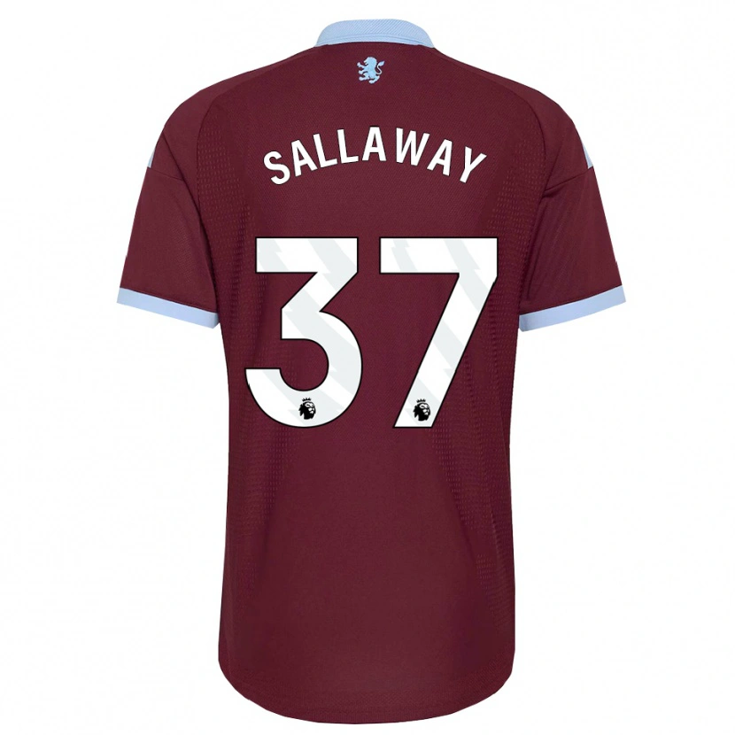 Danxen Uomo Maglia Lydia Sallaway #37 Blu Fiordaliso Borgogna Kit Gara Home 2026/27 Maglietta