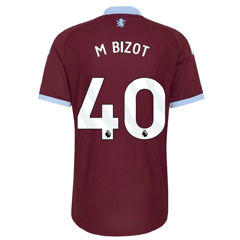 Danxen Uomo Maglia Marco Bizot #40 Blu Fiordaliso Borgogna Kit Gara Home 2026/27 Maglietta