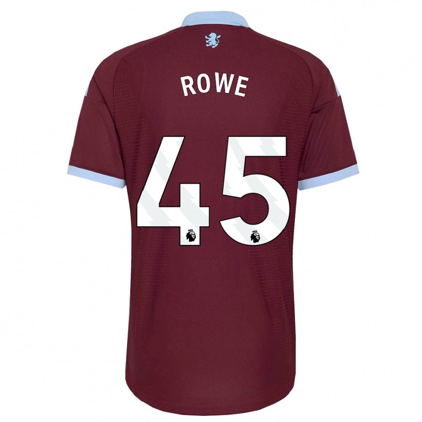 Danxen Uomo Maglia Triston Rowe #45 Blu Fiordaliso Borgogna Kit Gara Home 2026/27 Maglietta