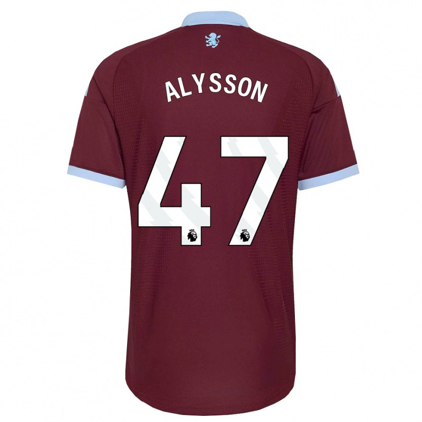 Danxen Uomo Maglia Alysson Edward Franco Da Rocha #47 Blu Fiordaliso Borgogna Kit Gara Home 2026/27 Maglietta