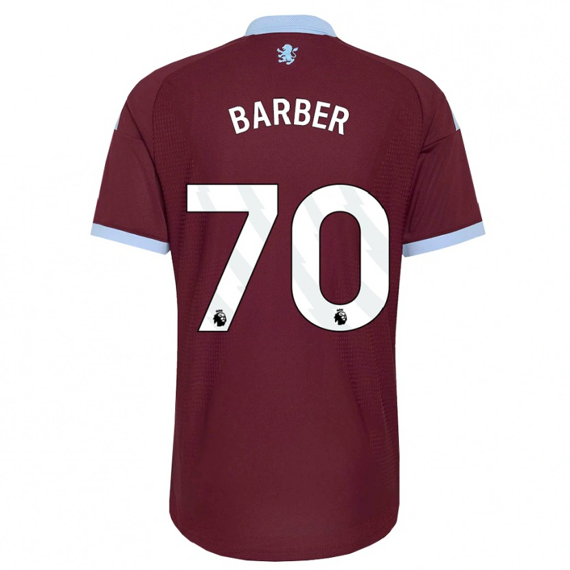 Danxen Uomo Maglia Jayden Barber #70 Blu Fiordaliso Borgogna Kit Gara Home 2026/27 Maglietta