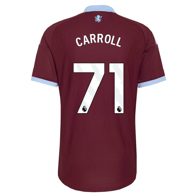 Danxen Uomo Maglia Tj Carroll #71 Blu Fiordaliso Borgogna Kit Gara Home 2026/27 Maglietta