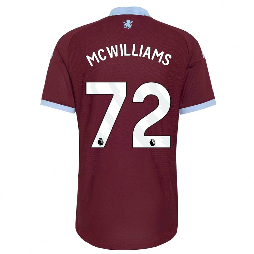 Danxen Uomo Maglia Ashton Mcwilliams #72 Blu Fiordaliso Borgogna Kit Gara Home 2026/27 Maglietta