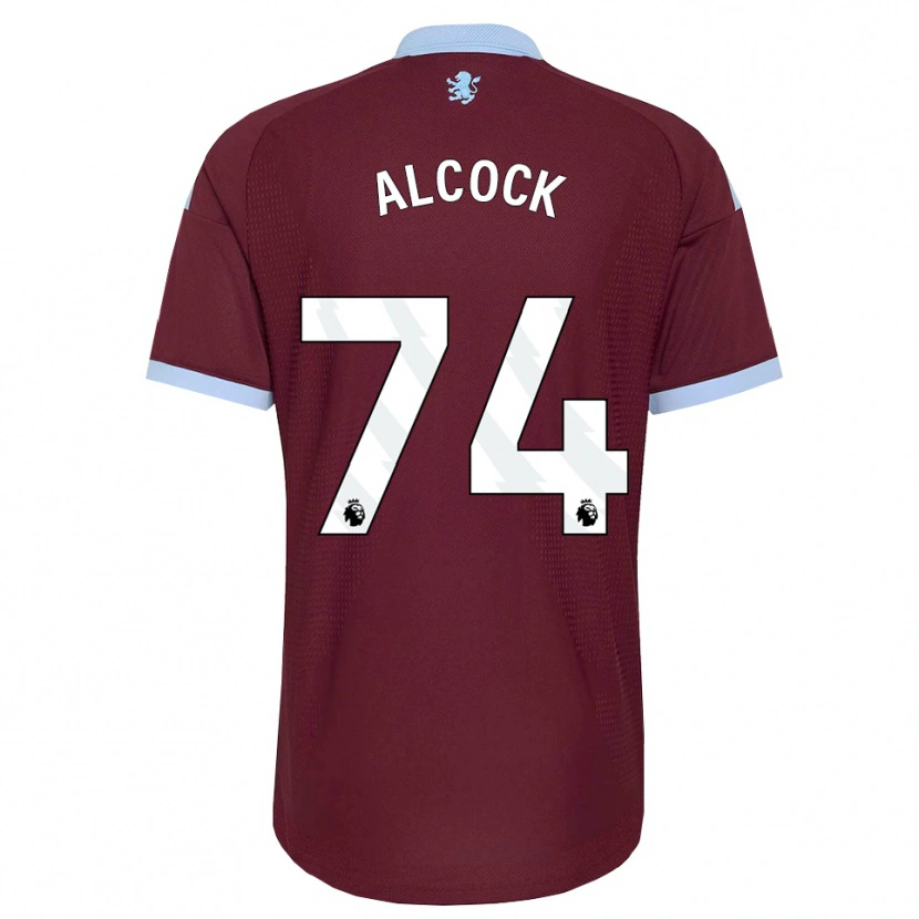 Danxen Uomo Maglia Todd Alcock #74 Blu Fiordaliso Borgogna Kit Gara Home 2026/27 Maglietta