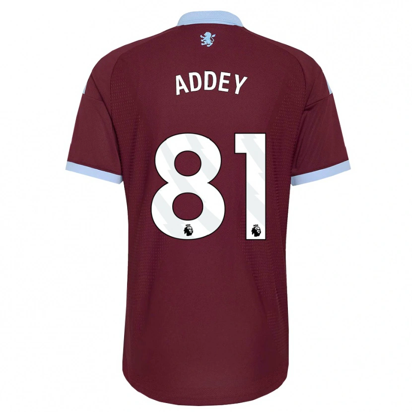 Danxen Uomo Maglia Farid Addey #81 Blu Fiordaliso Borgogna Kit Gara Home 2026/27 Maglietta