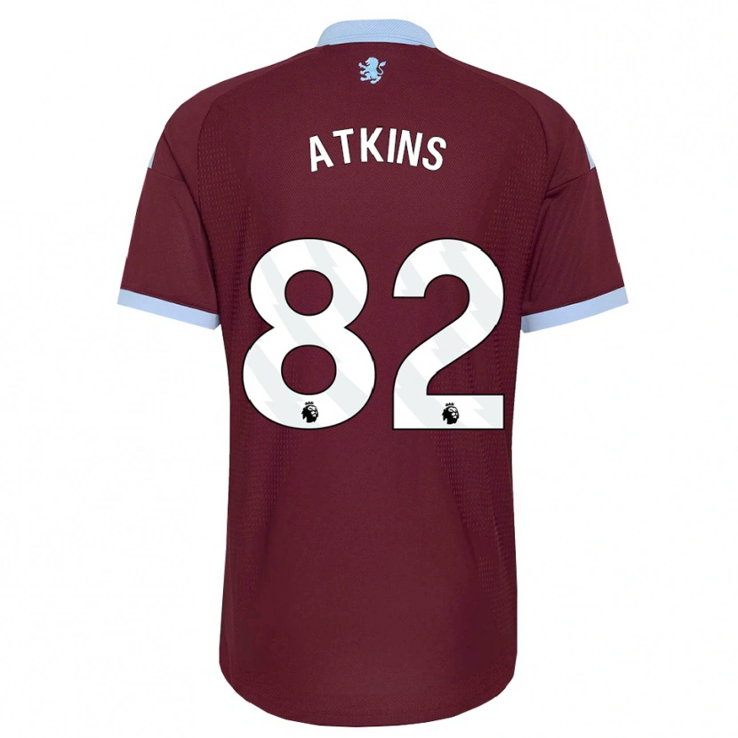 Danxen Uomo Maglia Clay Atkins #82 Blu Fiordaliso Borgogna Kit Gara Home 2026/27 Maglietta