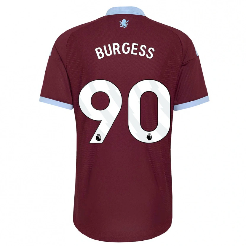 Danxen Uomo Maglia Woody Burgess #90 Blu Fiordaliso Borgogna Kit Gara Home 2026/27 Maglietta