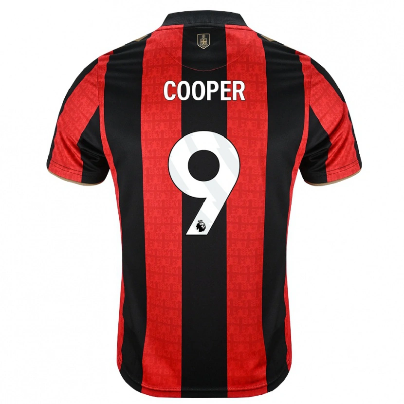 Danxen Uomo Maglia Lucy Cooper #9 Oroscuro Rosso Nero Kit Gara Home 2026/27 Maglietta