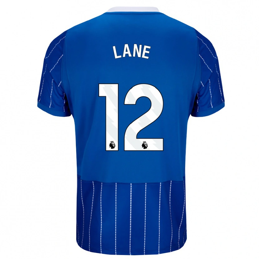 Danxen Uomo Maglia Darius Lane #12 Blu Medio Bianco Kit Gara Home 2026/27 Maglietta