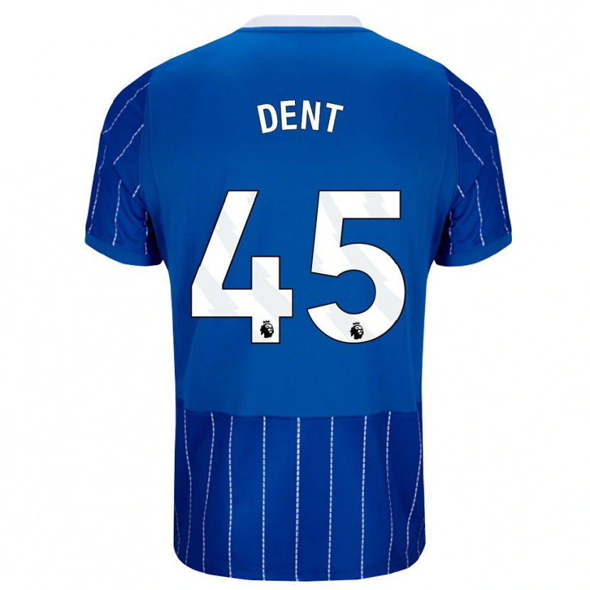 Danxen Uomo Maglia Lily Dent #45 Blu Medio Bianco Kit Gara Home 2026/27 Maglietta