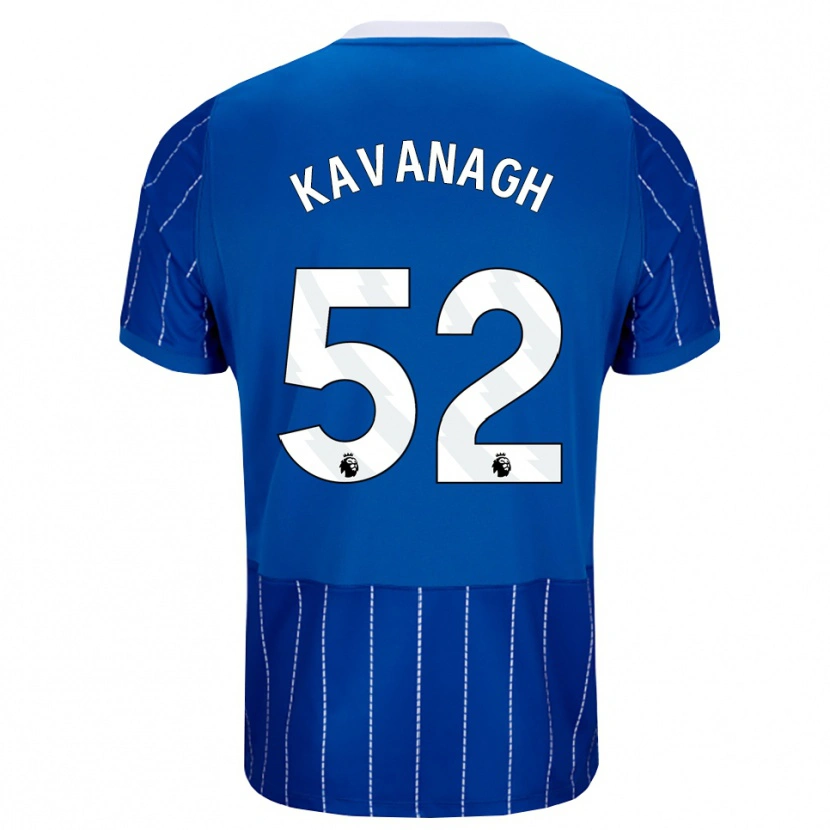 Danxen Uomo Maglia Leigh Kavanagh #52 Blu Medio Bianco Kit Gara Home 2026/27 Maglietta