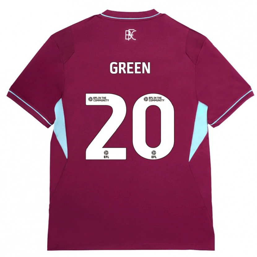 Danxen Uomo Maglia Etienne Green #20 Borgogna Verde Kit Gara Home 2026/27 Maglietta