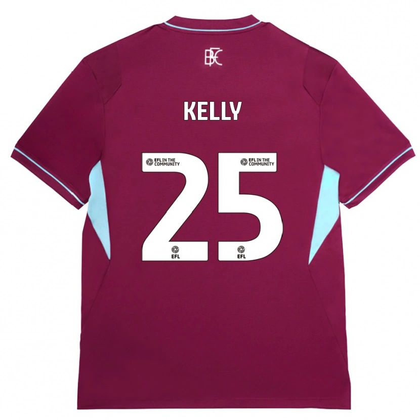 Danxen Uomo Maglia Aimee Kelly #25 Borgogna Verde Kit Gara Home 2026/27 Maglietta