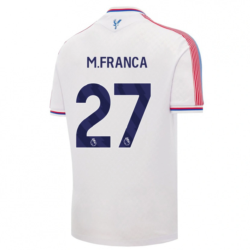 Danxen Uomo Maglia Matheus França #27 Bianco Rosso Blu Kit Gara Home 2026/27 Maglietta