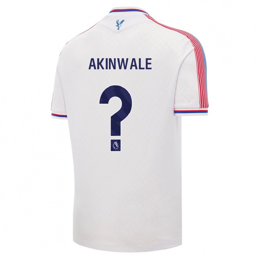 Danxen Uomo Maglia Victor Akinwale #0 Bianco Rosso Blu Kit Gara Home 2026/27 Maglietta