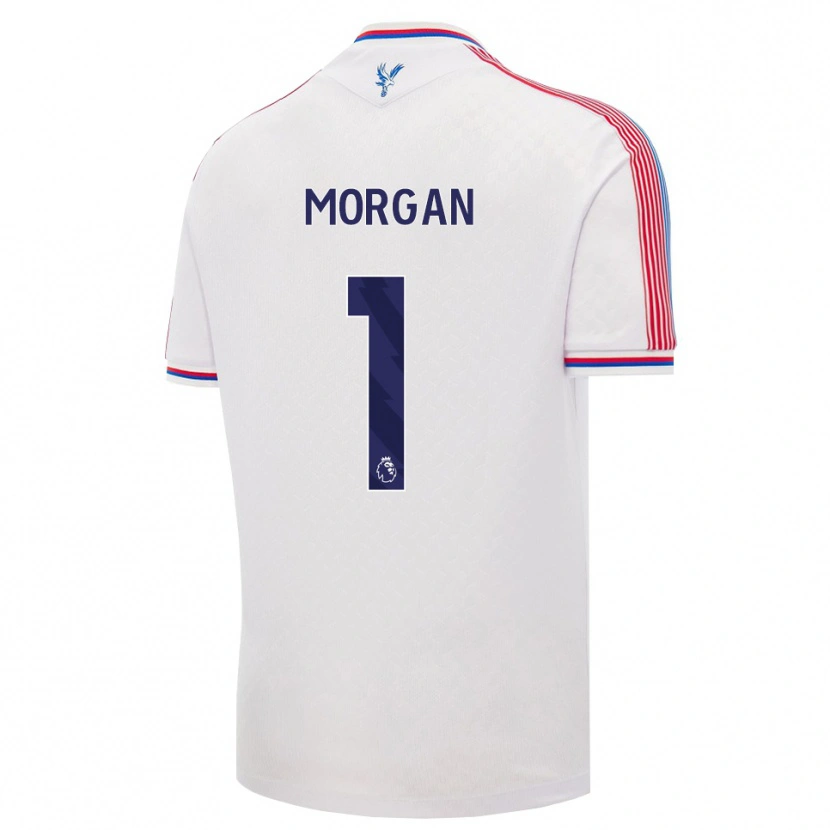 Danxen Uomo Maglia Chloe Morgan #1 Bianco Rosso Blu Kit Gara Home 2026/27 Maglietta