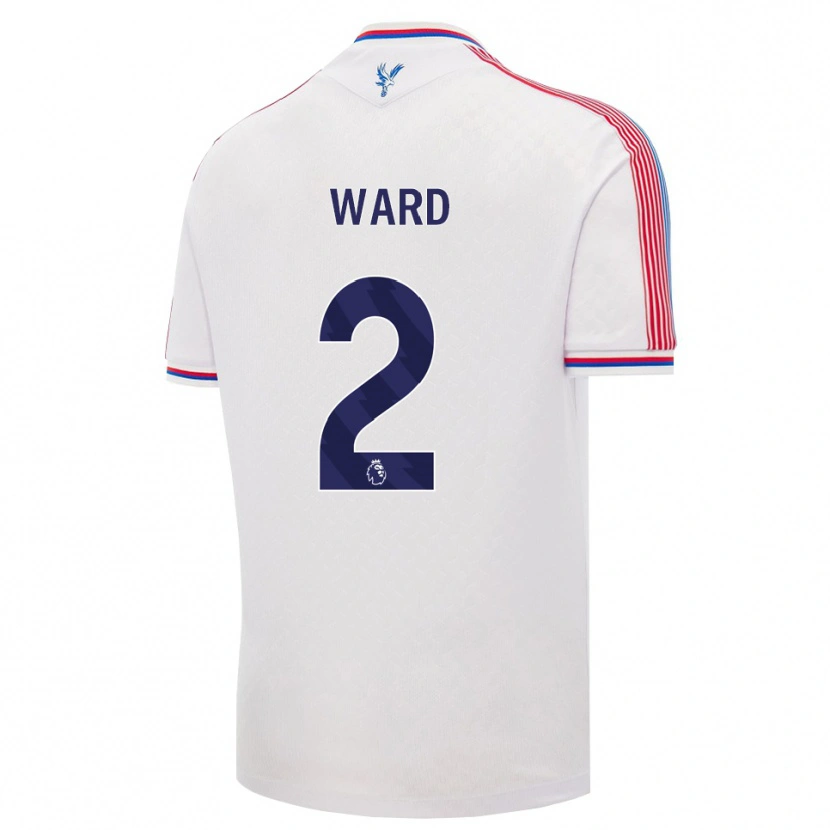 Danxen Uomo Maglia Joel Ward #2 Bianco Rosso Blu Kit Gara Home 2026/27 Maglietta