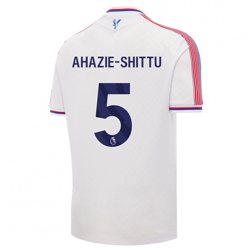Danxen Uomo Maglia Remi Ahazie-Shittu #5 Bianco Rosso Blu Kit Gara Home 2026/27 Maglietta