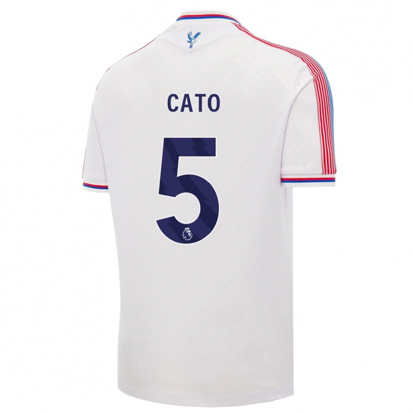 Danxen Uomo Maglia My Cato #5 Bianco Rosso Blu Kit Gara Home 2026/27 Maglietta