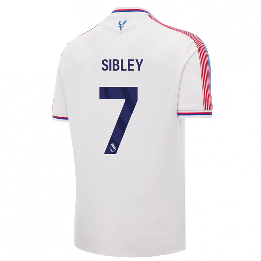Danxen Uomo Maglia Isabella Sibley #7 Bianco Rosso Blu Kit Gara Home 2026/27 Maglietta